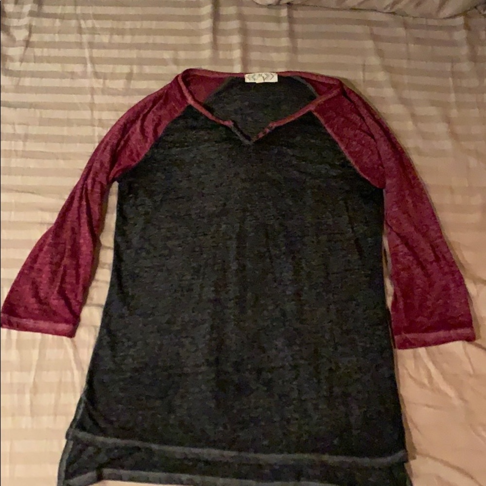 3/4 sleeve tee